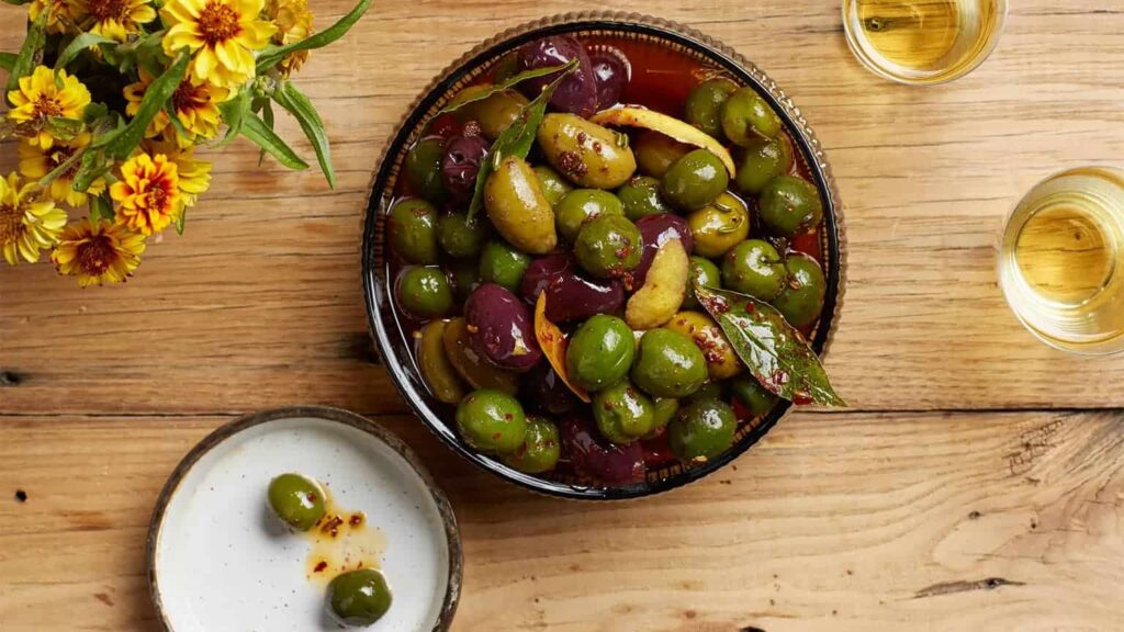 Brine from Turkish Olives